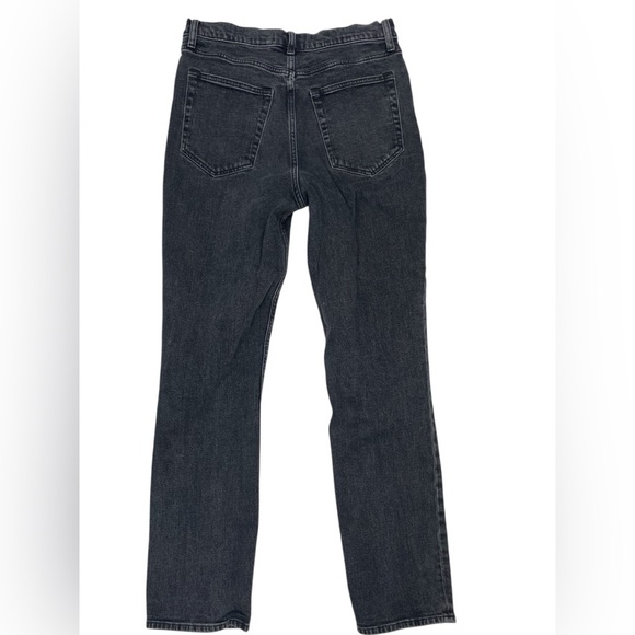 Abercrombie & Fitch Women's Black Jeans Slim Straight Ulta High Rise - Picture 4 of 4